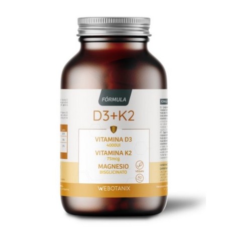 Vitamina D3+K2 Fórmula 60 cápsulas