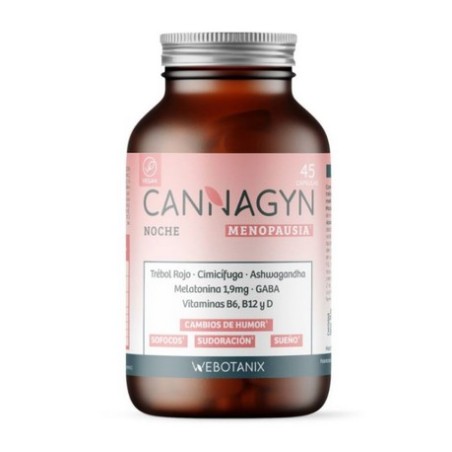 Cannagyn Menopausia Noche 45 cápsulas