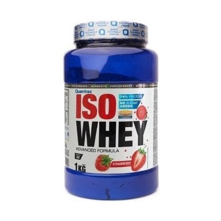 QUAMTRAX ISO WHEY 1kg strawbery