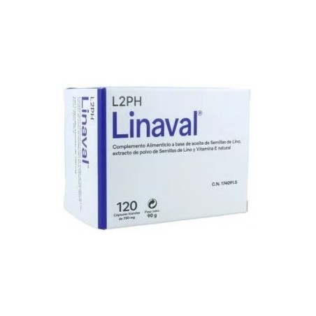 LINAVAL aceite lino 500mg 120cap - ELE2PHARMA