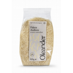 FIDEOS ARROZ+QUINOA 500 OLENAD