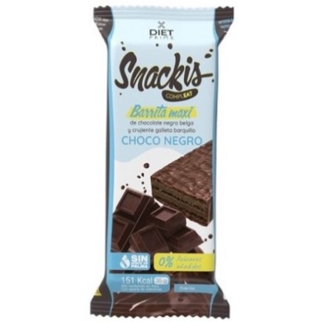 SNACK CHOCO NEGRO BARRITA 35g - HERBORA