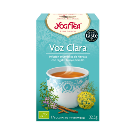 YOGI TEA VOZ CLARA (GARGANTA)17 F