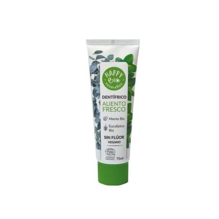 DENTRIFICO ALIENTO FRESCO MENTA s/f 75ml - HAPPY BIO