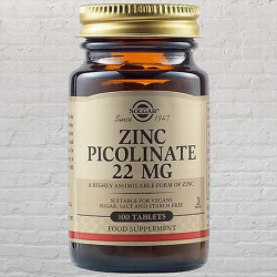 ZINC PICOLINATO 22MG 100 SOLGAR