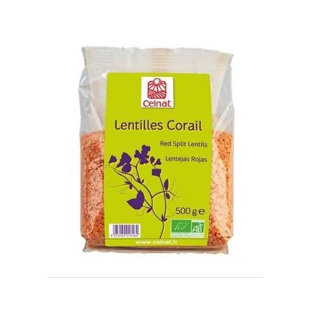 LENTEJAS ROJAS 500GR CELNAT