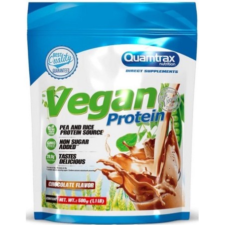 QUAMTRAX VEGAN PROTEIN 500g milk choco
