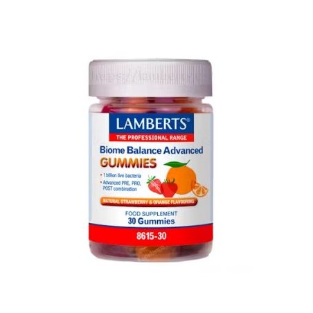 BIOME BALANCE ADVANCE 30 gummies naranja-fresa (LAMBERTS)