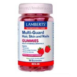 MULTI GUARD HAIR SKIN NAILS 60 gummies fresa (LAMBERTS)