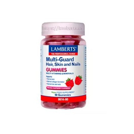 MULTI GUARD HAIR SKIN NAILS 60 gummies fresa (LAMBERTS)