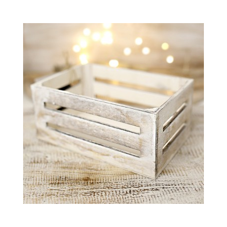 CESTA DE MADERA 20X13CM