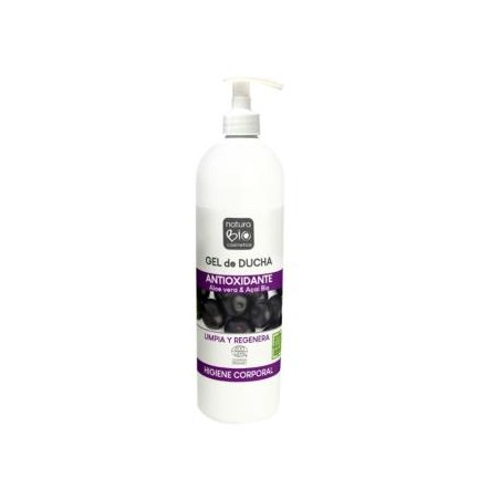 GEL DUCHA ANTIOXIDANTE ALOE-ACAI 704ml BIO - NATURABIO