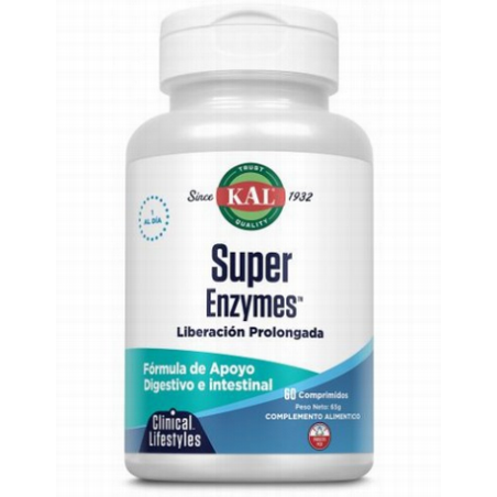 SUPER ENZYMES 60 COMPRIMIDOS AC PROLONGADA bicapa