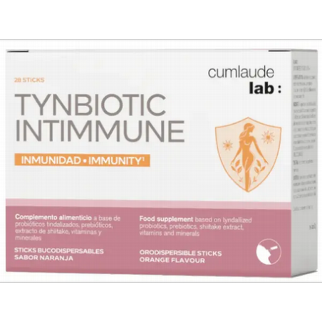 CUMLAUDE TYNBIOTIC INTIMMUNE 28 STICKS BUCO NARANJA