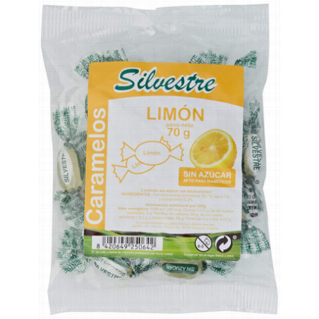 CARAMELOS LIMON S/A 70GR SILVE
