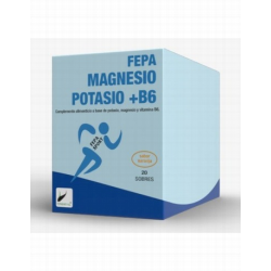 FEPA SPORT magnesio+potasio+B6 naranja 20 sobres