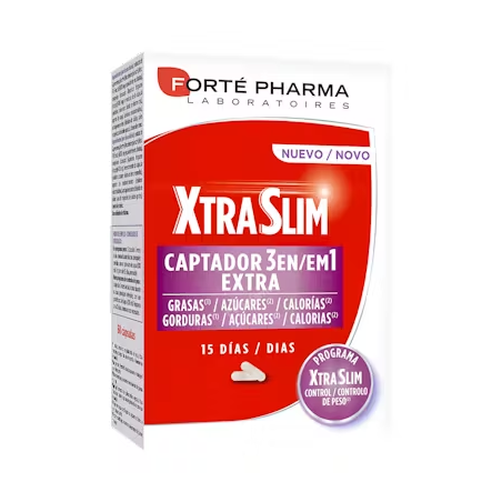  XTRASLIM CAPTADOR 3en1 60cap.