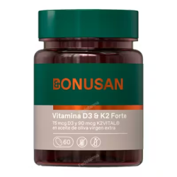 VITAMINA D3 & K2 60cap - BONUSAN