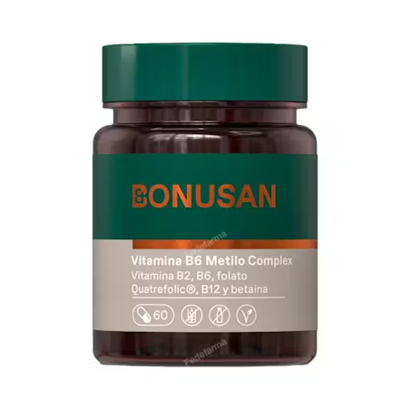 VITAMINA B6 COMPLEJO METILO 60cap BONUSAN