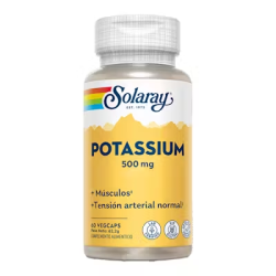 POTASSIUM 500mg 60 caps SOLARAY