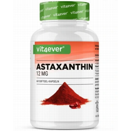 ASTAXANTINA 12MG 60 CAPSULAS