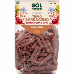 PENNE TRIGO SARRACENO REMOLACHA LINO 250g