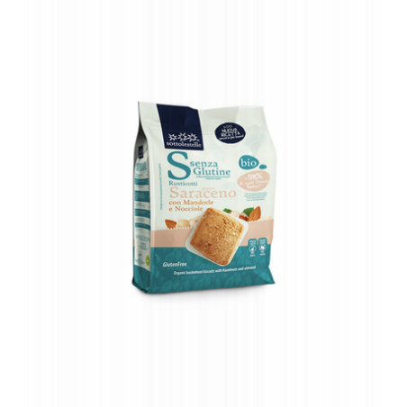 GALLETA SARRACENO ALMENDRAS AVELL. SIN GLUTEN 250g - SOTTOLESTELLE