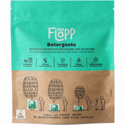 DETERGENTE ROPA 16caps ECO - FLOPP