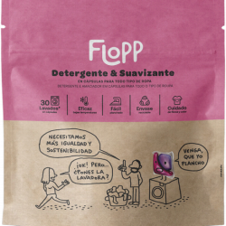 DETERGENTE ROPA SUAVIZANTE 30caps ECO - FLOPP