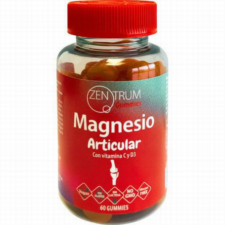 MAGNESIO ARTICULAR CON VIT C Y D3 60 GUMMIES