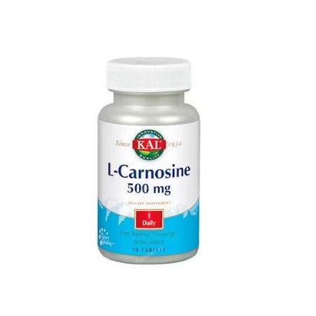 L-CARNOSINE 500 MG- 30 COMPRIMIDOS