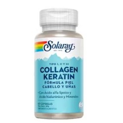COLLAGEN KERATIN- 60 CÁPSULAS SOLARAY