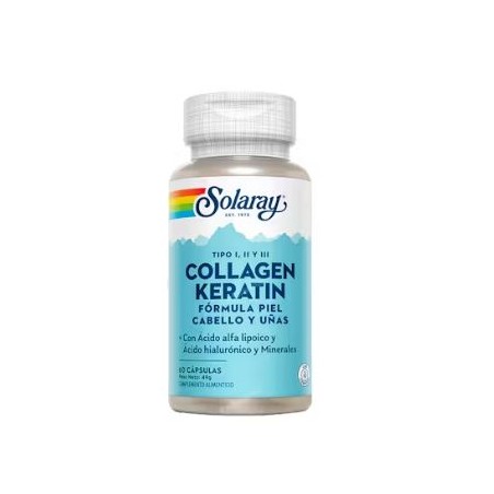 COLLAGEN KERATIN- 60 CÁPSULAS SOLARAY
