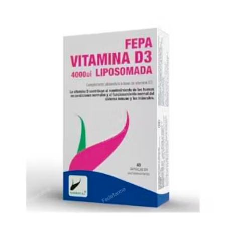 FEPA VIT D3 LIPOSOMADA 40caps 4000UI - FEPADIET