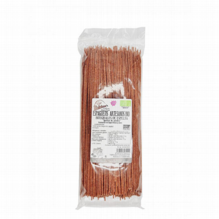 ESPAGUETI ESPELTA INTEGRAL BIO 500GR BIOARTESA