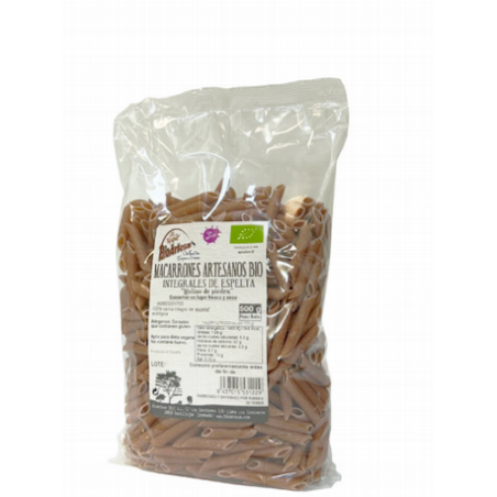 MACARRONES ARTESANOS BIO 500 GR BIOARTESA