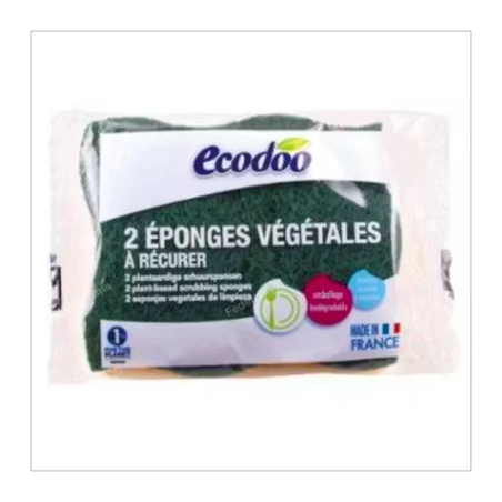 ECODOO ESTROPAJO ESPONJA VEGETAL 2unid