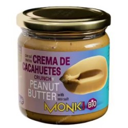 CREMA CACAHUETE CRUJIENTE 330GR MONKI