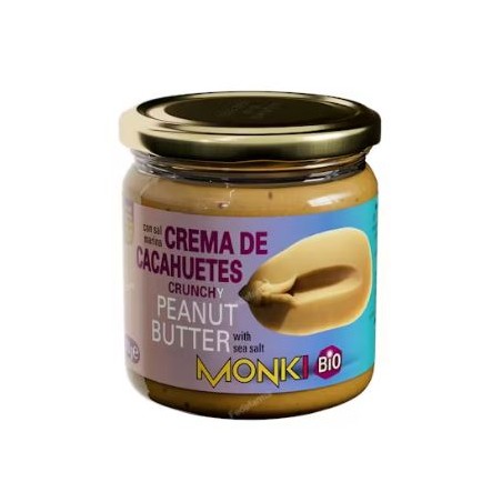 CREMA CACAHUETE CRUJIENTE 330GR MONKI
