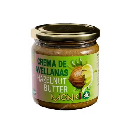 CREMA AVELLANA 330G BIO MONKI