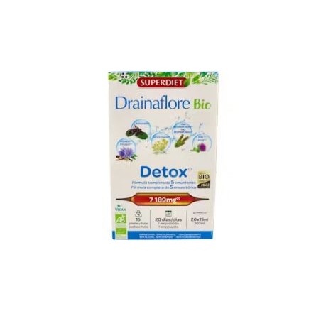 DRAINAFLORE DETOX BIO 20 AMPOLLAS