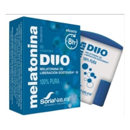 MELATONINA DUO 90comp LIB PROLONGADA - SORIA NATURAL