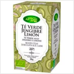 TE VERDE-JENGIBRE C/LIMON 20x1,5gr ARTEMIS