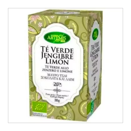 TE VERDE-JENGIBRE C/LIMON 20x1,5gr ARTEMIS