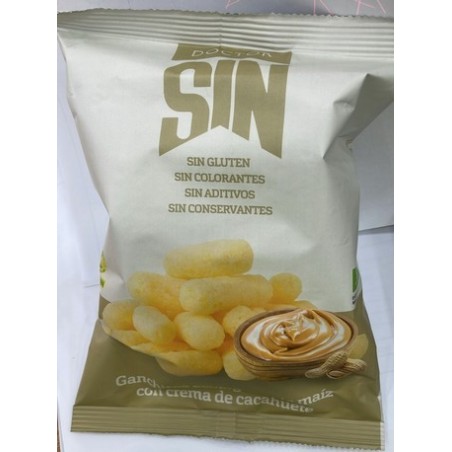 GANCHITOS CREMA CACAHUETE  BIO 40g DOCTOR SIN