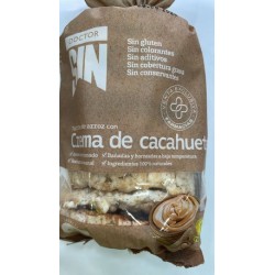 TORTITAS ARROZ C/CREMA CACAHUETE BIO 150g DOCTOR SIN
