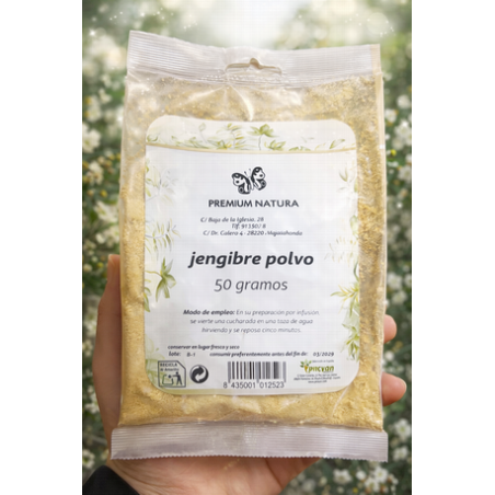 JENJIBRE POLVO 50GR NATURA PREMIUM