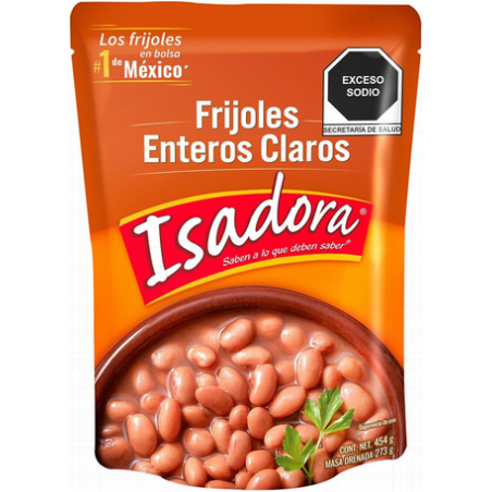 FRIJOL ENTERO NEGRO 454g - ISADORA