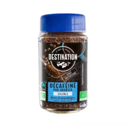 CAFE DESCAFEINADO ARABICO soluble 100g - DESTINATION