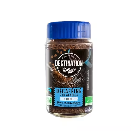 CAFE DESCAFEINADO ARABICO soluble 100g - DESTINATION